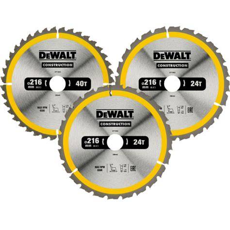 Odolnosť pílových kotúčov DeWALT Construction proti nárazom