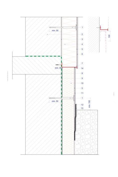 Schéma štruktúry extrudovaného polystyrénu s uzavretými bunkami