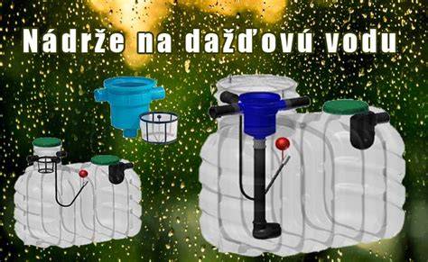 Porovnanie rôznych typov nádrží na dažďovú vodu