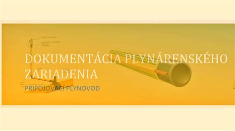 Ukážka projektovej dokumentácie plynovej prípojky