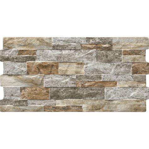 Detailný záber na textúru obkladu Cuenca stone 25x50 cm v béžovom prevedení