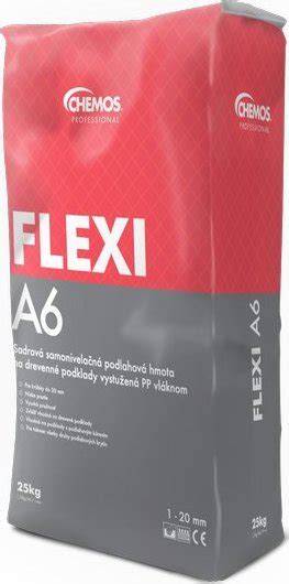 Tabuľka technických parametrov samonivelačnej hmoty CHEMOS Flexi A6