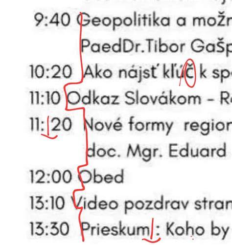 Ukážka dilatačných medzier a klinov