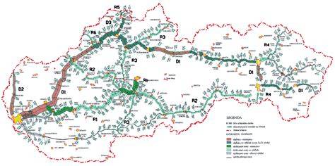 Mapa pokrytia dopravy na Slovensku