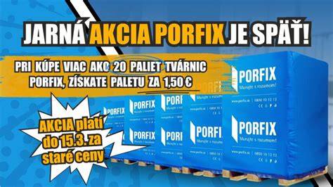 Výhody stavebných materiálov Porfix