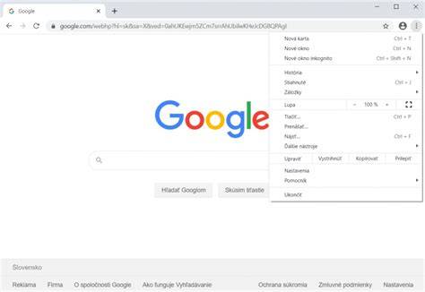 Zoznam stiahnutých súborov v prehliadači Chrome