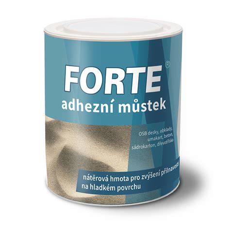 Adhézny mostík s pieskom