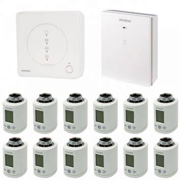 Komponenty systému Siemens Connected Home: Router, spínacia jednotka, radiátorové hlavice