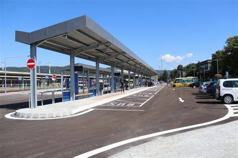 Schéma prepojenia železničnej a autobusovej stanice Zvolen