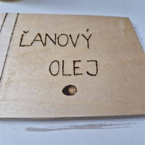 Porovnanie jedlého oleja s priemyselným olejom na drevo