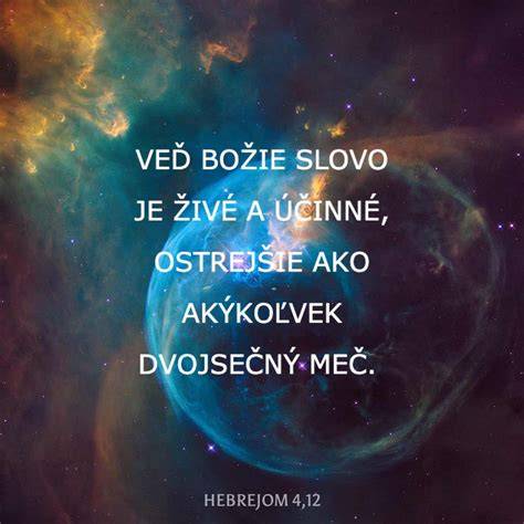 Božie Slovo ako dvojsečný meč