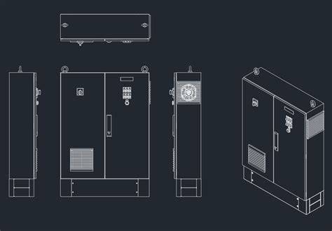Ukážka návrhu elektrického rozvádzača v CAD programe s DWG výkresmi