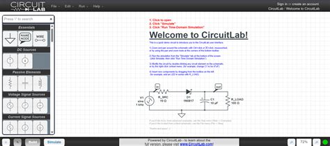 Online rozhranie CircuitLab