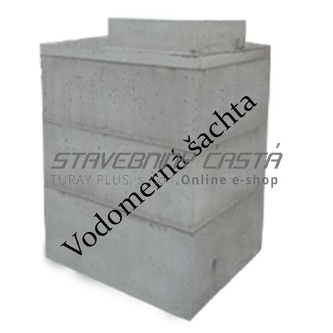 Vodomerná šachta s osadeným vodomerom