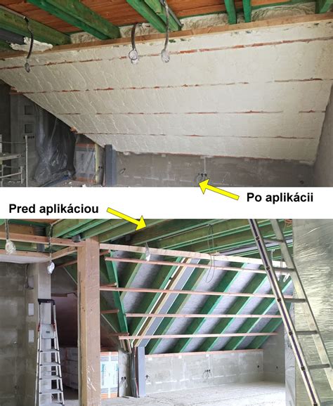Aplikácia striekanej PUR peny na strechu rodinného domu