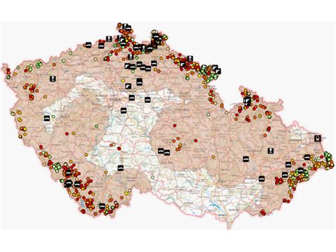 Mapa výskytu azbestových materiálov v budovách