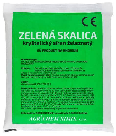 Zelená skalica v záhrade - aplikácia