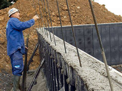 Výstuž železobetónového stĺpa pred betonážou