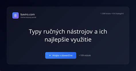 Typy brúsok a ich využitie