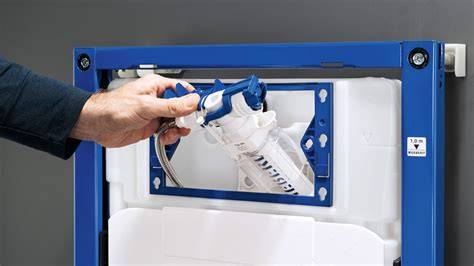 Detail splachovacieho ventilu Geberit typu 212