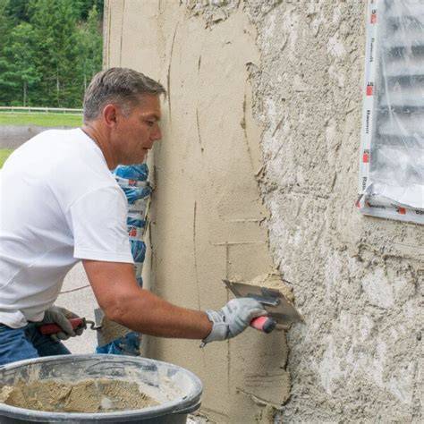 Ukážka hladkého povrchu sanačnej omietky