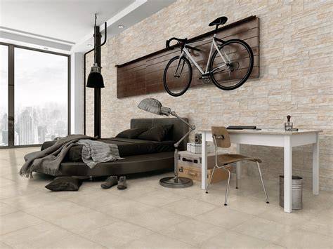 Vizualizácia obkladu Baikal XL beige v modernom interiéri