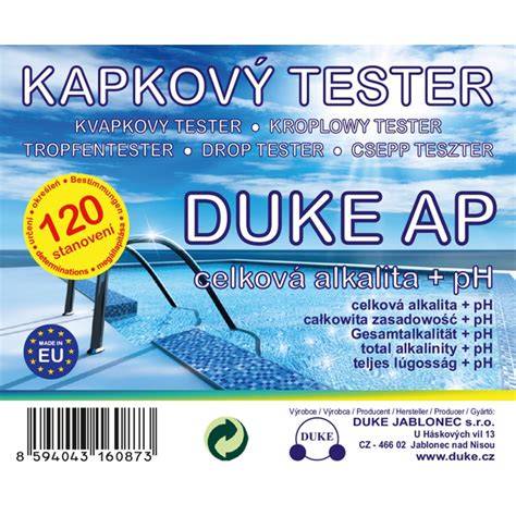 Kontrola parametrov bazénovej vody