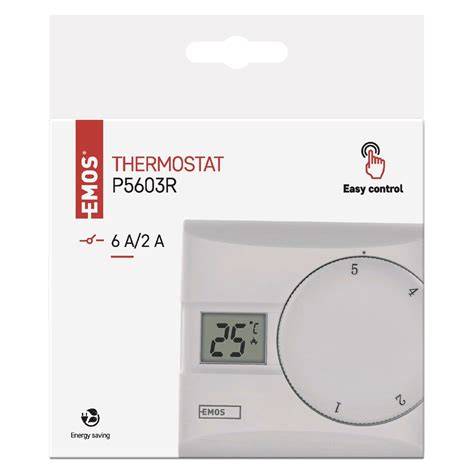 Prehľadný LCD displej termostatu