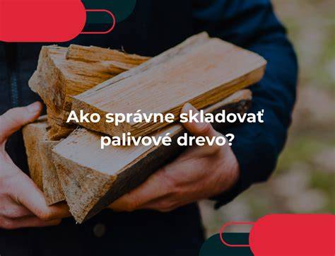 Správne uskladnené drevo pod prístreškom