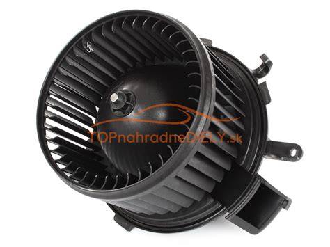 Nákres umiestnenia ventilátora kúrenia v automobile