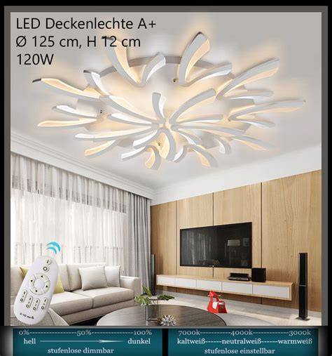 detail LED stropného svietidla s diaľkovým ovládaním