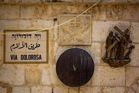 Via Dolorosa v Jeruzaleme