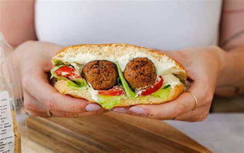 Stánok s falafelom v Jeruzaleme