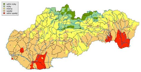 Mapa znázorňujúca vlhkosť dreva