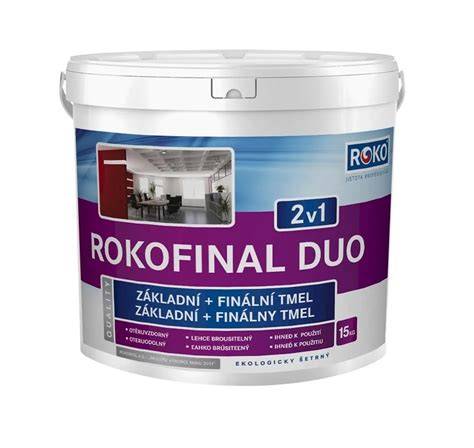 Aplikácia tmelu Rokofinal Duo 2v1 na sadrokartónové škáry