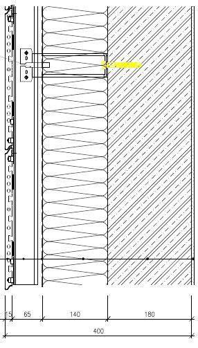 Detail profilu diagonálneho dreveného obkladu