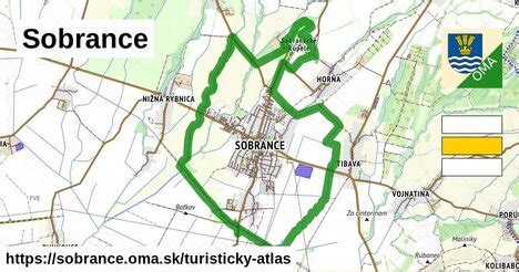 Mapa okresu Sobrance s vyznačenou polohou
