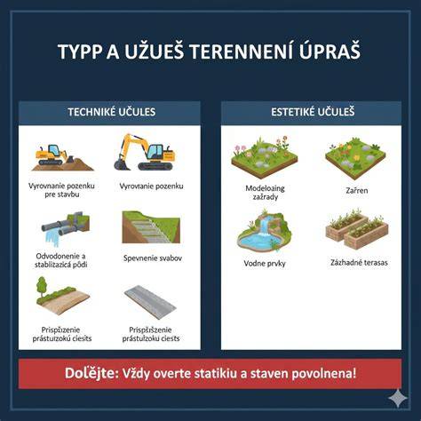 Ilustrácia rôznych typov záhradných obrubníkov