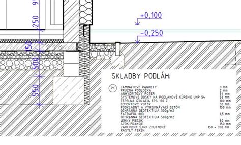 Detail kladenia hydroizolačnej fólie pod základovú dosku