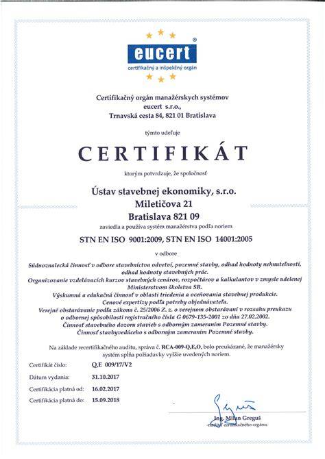 Certifikáty kvality a európskych noriem pre kamenivo