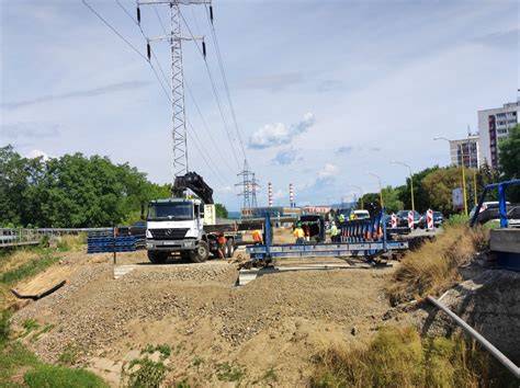 Ukážka vytýčenia trasy inžinierskych sietí