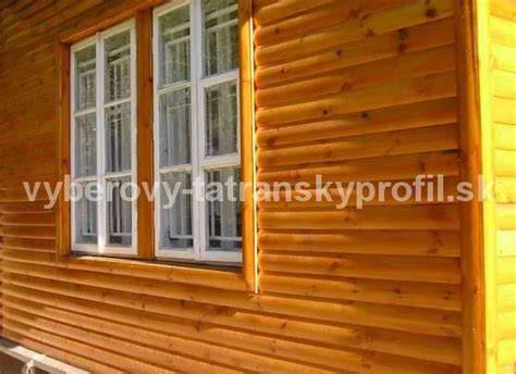 Detailná ukážka zrubového profilu a jeho napojenia