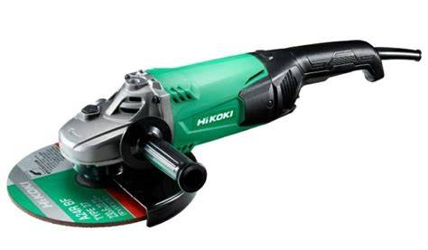 Detail uhlovej brúsky Hikoki G23SWU2 s vyznačenými prvkami