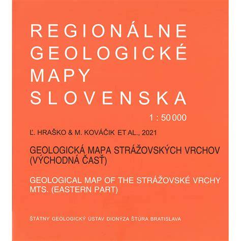 Geografická mapa Strážovských vrchov a okolia Ilavy