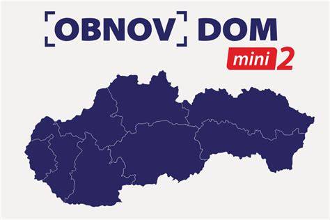 Mapa: Program Obnov dom na Slovensku