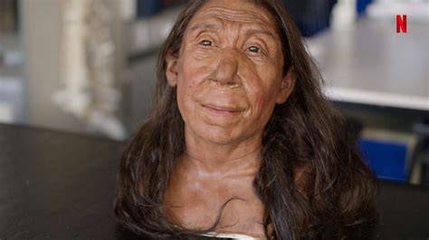 Rekonštruovaná tvár Neandertálky Shanidar Z