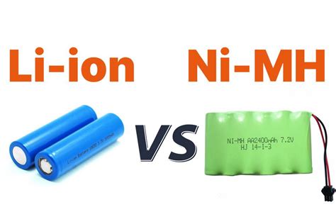 Porovnanie Ni-Cd, Ni-Mh a Li-Ion batérií