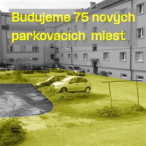 Fotografia nových parkovacích miest pri ZŠ Šrobárova v Prešove