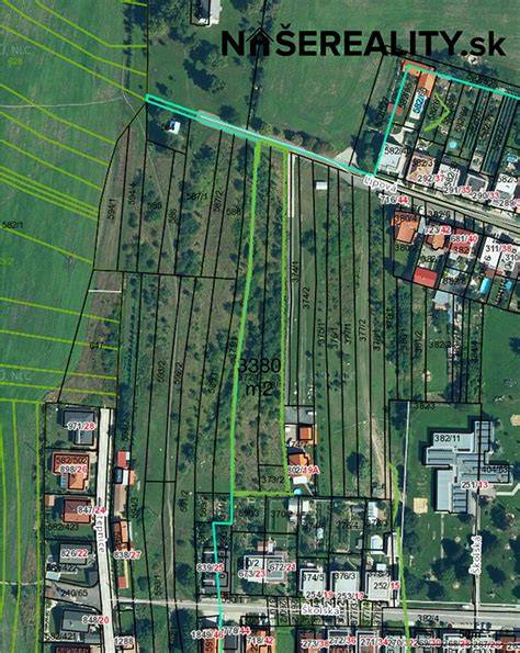 Schéma odstupových vzdialeností rodinných domov na pozemku