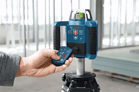 Rotačný laser Bosch GRL 300 HVG v prevádzke